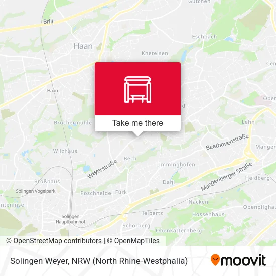 Карта Solingen Weyer