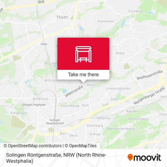 Карта Solingen Röntgenstraße