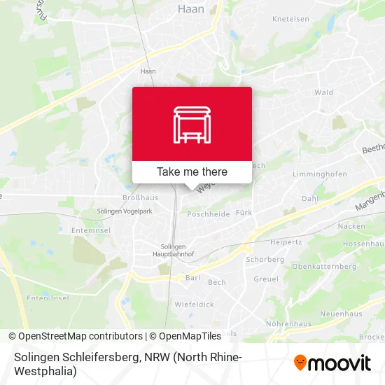 Карта Solingen Schleifersberg