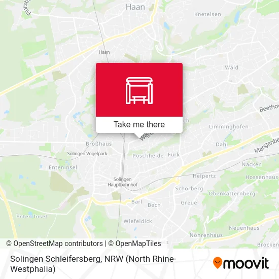 Solingen Schleifersberg map