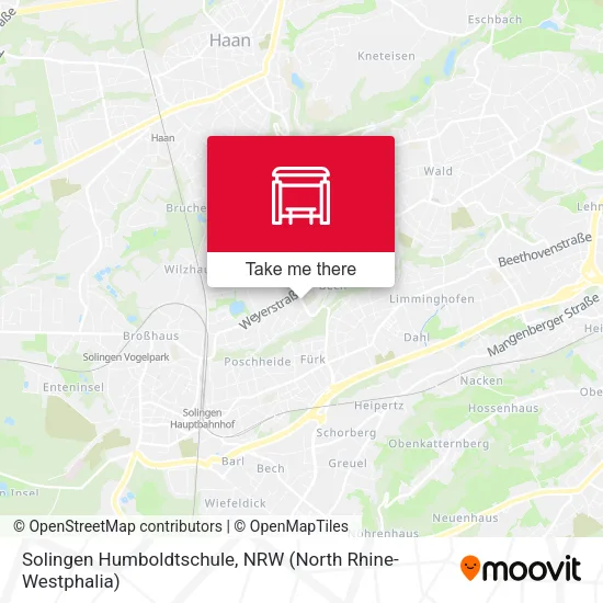 Карта Solingen Humboldtschule