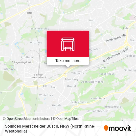 Карта Solingen Merscheider Busch