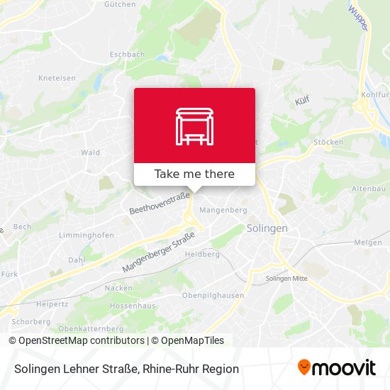 Solingen Lehner Straße map