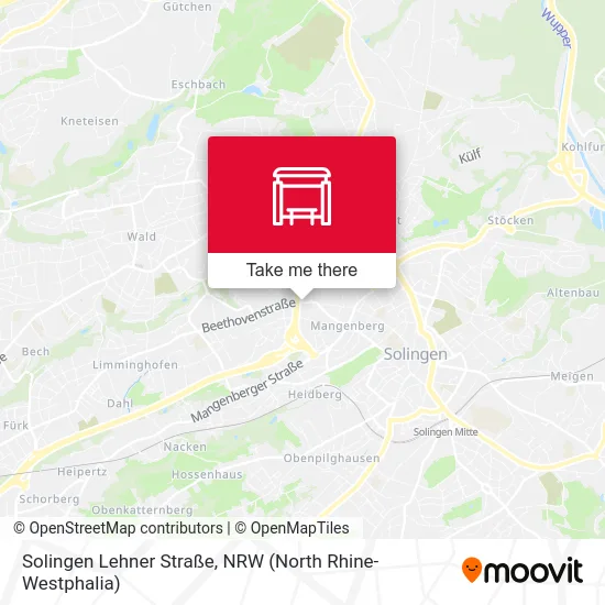 Solingen Lehner Straße map