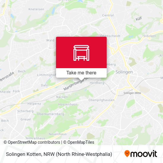 Карта Solingen Kotten
