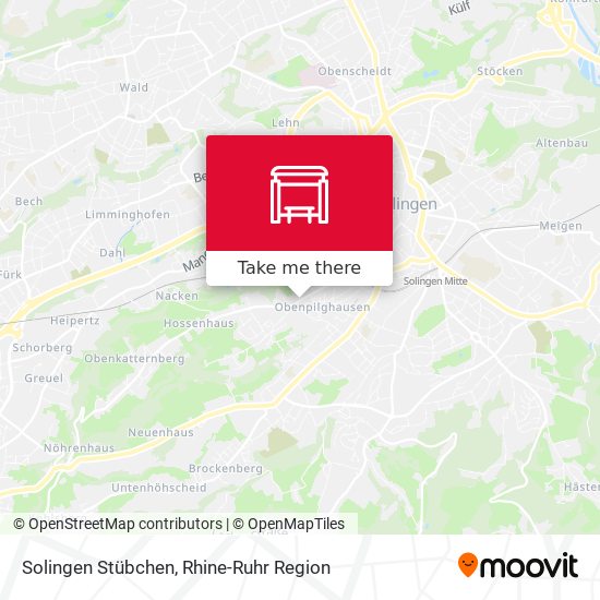 Solingen Stübchen map