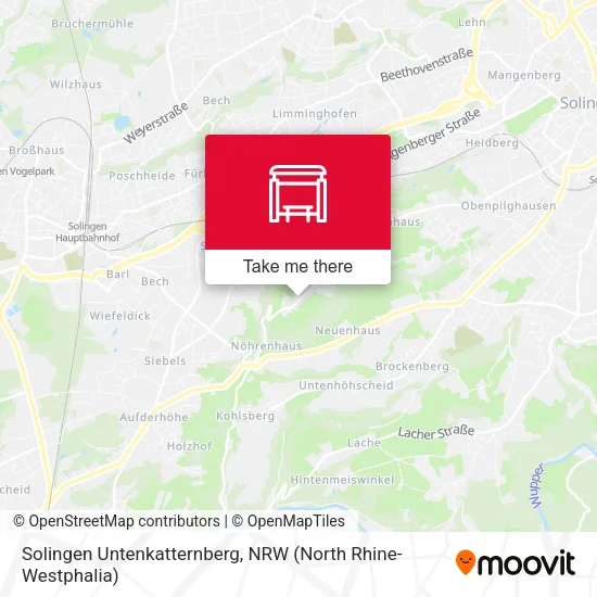 Карта Solingen Untenkatternberg