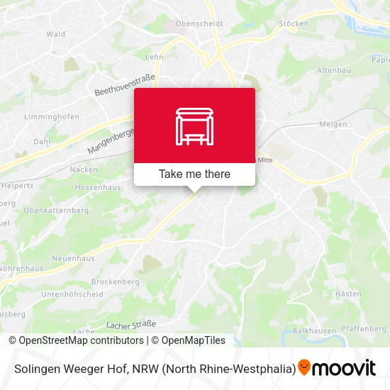 Карта Solingen Weeger Hof