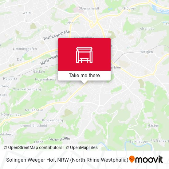 Карта Solingen Weeger Hof