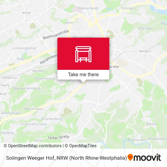 Карта Solingen Weeger Hof