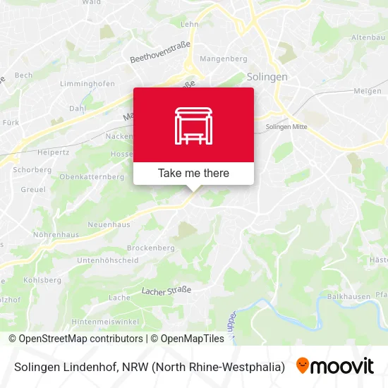 Карта Solingen Lindenhof
