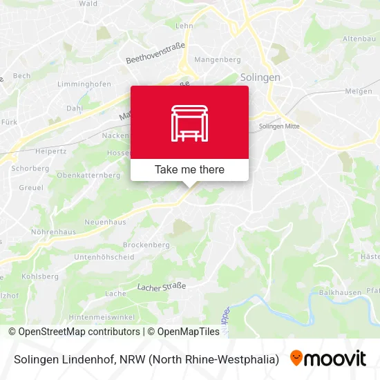Карта Solingen Lindenhof