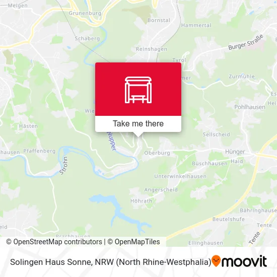 Solingen Haus Sonne map