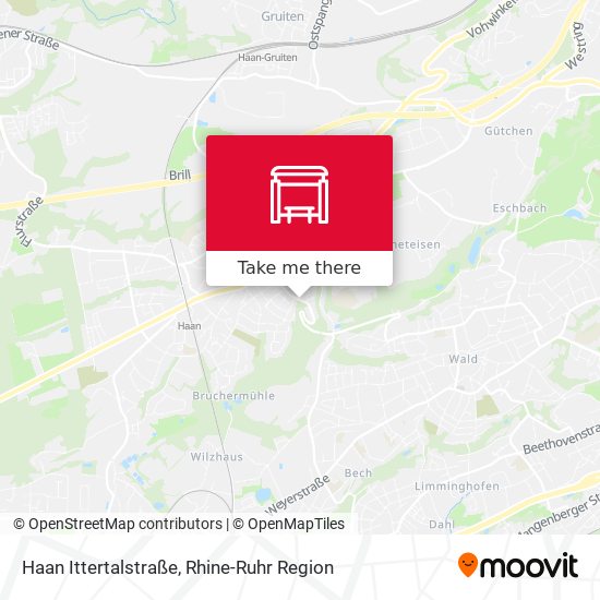 Haan Ittertalstraße map
