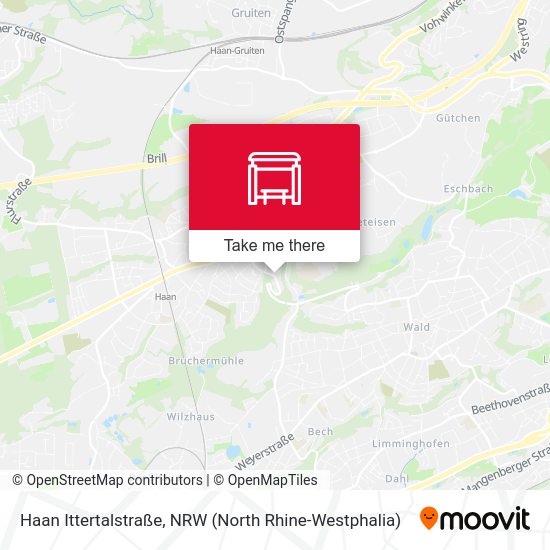 Карта Haan Ittertalstraße