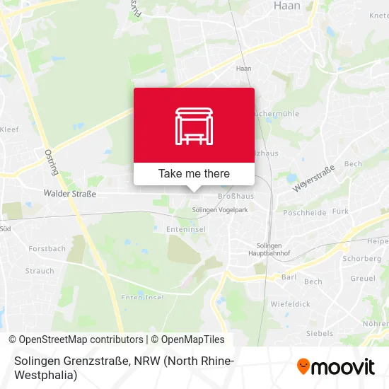 Solingen Grenzstraße map