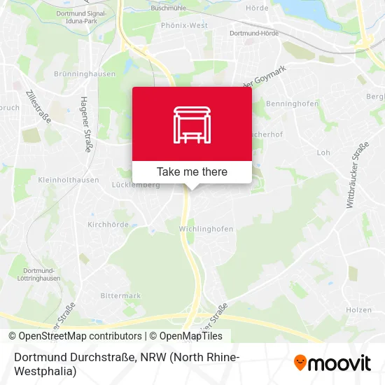 Карта Dortmund Durchstraße