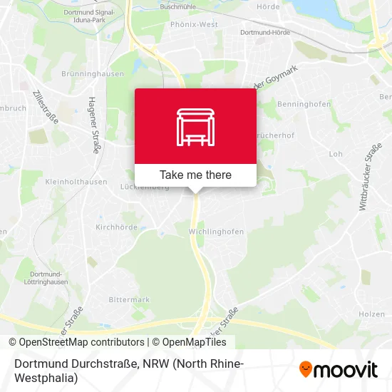 Dortmund Durchstraße map