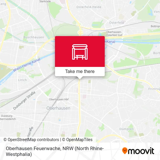 Карта Oberhausen Feuerwache