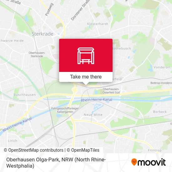 Карта Oberhausen Olga-Park