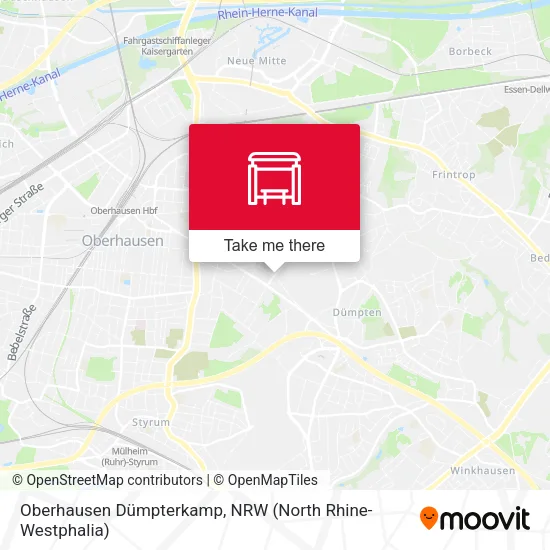 Карта Oberhausen Dümpterkamp