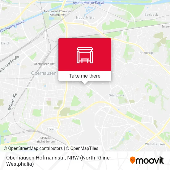 Карта Oberhausen Höfmannstr.
