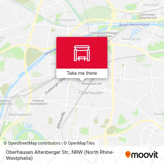 Карта Oberhausen Altenberger Str.