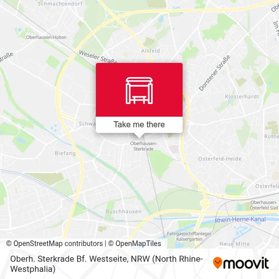 Oberh. Sterkrade Bf. Westseite map