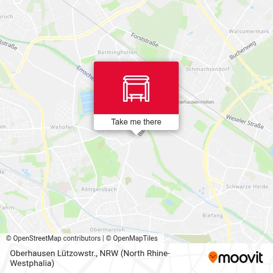 Oberhausen Lützowstr. map