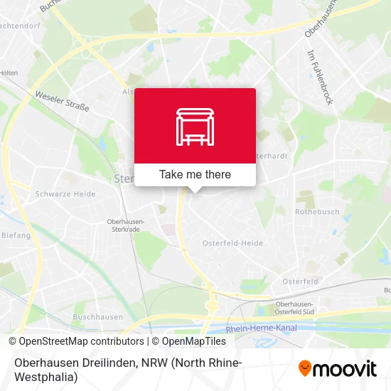 Карта Oberhausen Dreilinden