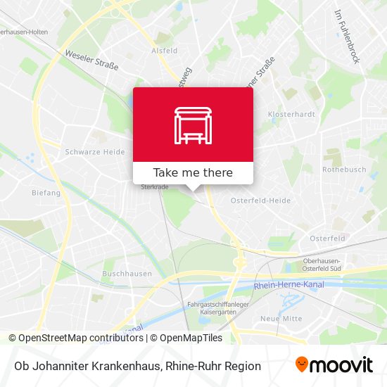 Ob Johanniter Krankenhaus map