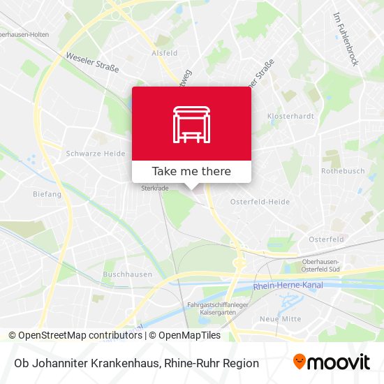 Ob Johanniter Krankenhaus map