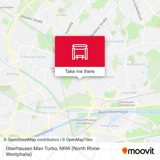 Карта Oberhausen Man Turbo