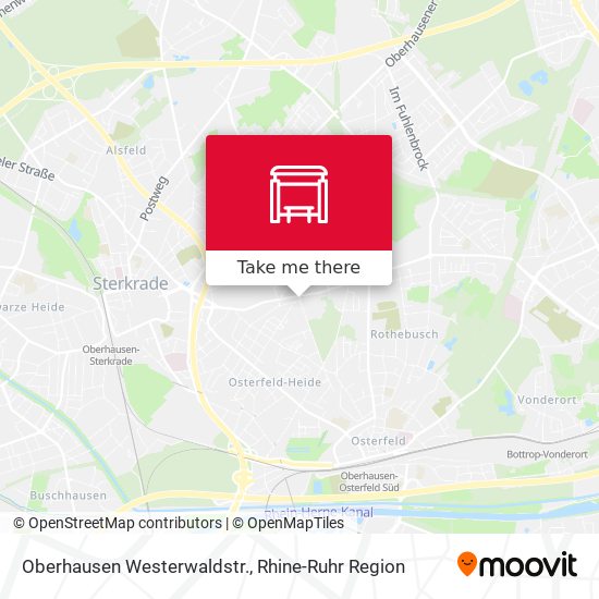 Oberhausen Westerwaldstr. map