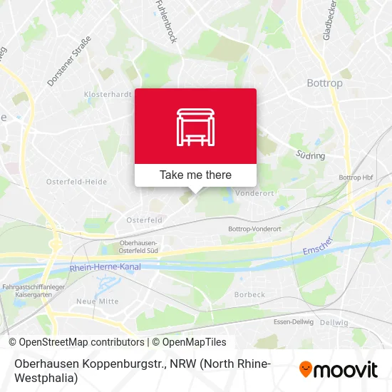 Oberhausen Koppenburgstr. map