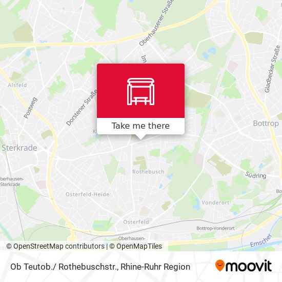 Ob Teutob./ Rothebuschstr. map