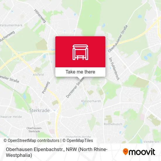 Карта Oberhausen Elpenbachstr.