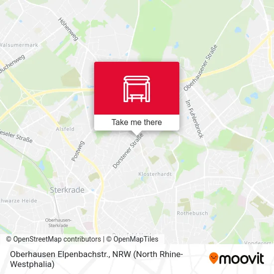 Карта Oberhausen Elpenbachstr.
