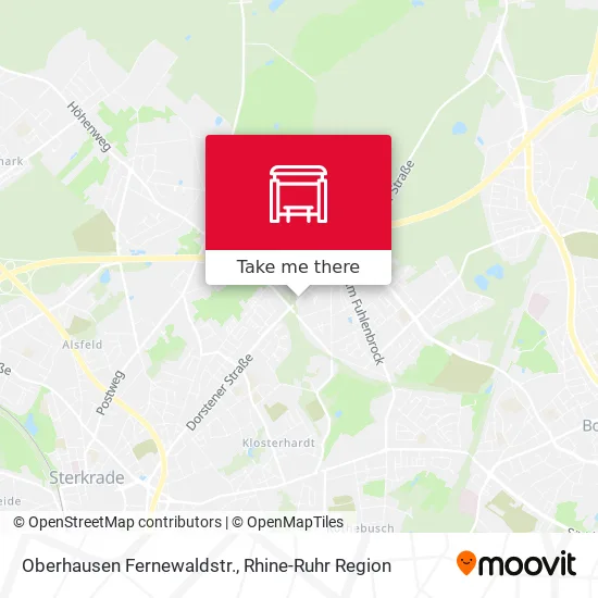 Карта Oberhausen Fernewaldstr.
