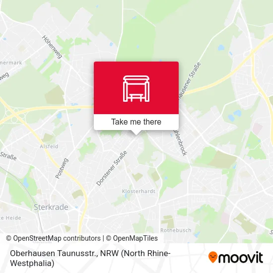 Карта Oberhausen Taunusstr.