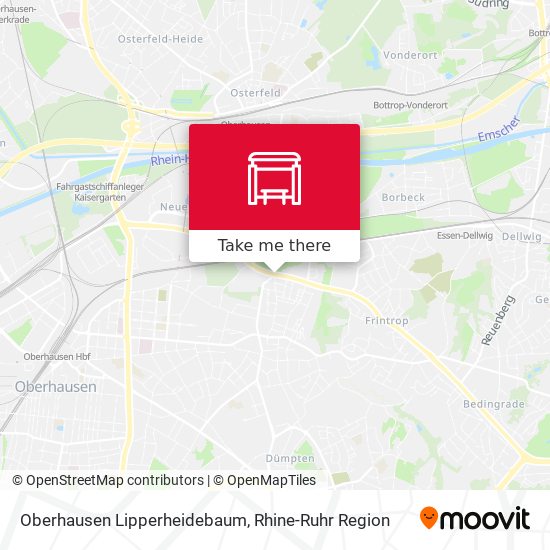 Oberhausen Lipperheidebaum map