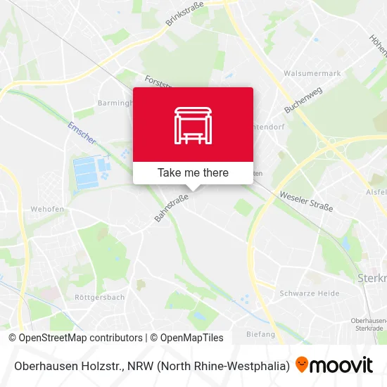 Oberhausen Holzstr. map