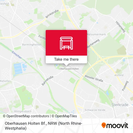 Карта Oberhausen Holten Bf.
