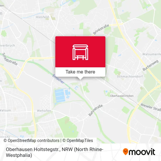 Карта Oberhausen Holtstegstr.