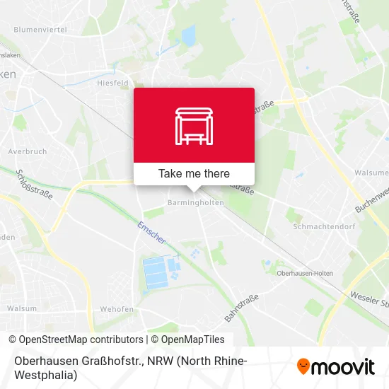 Карта Oberhausen Graßhofstr.