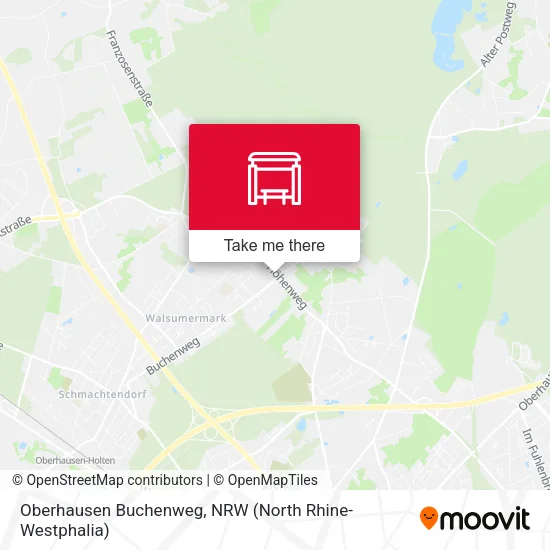 Карта Oberhausen Buchenweg