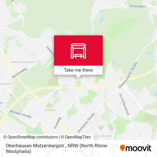 Карта Oberhausen Matzenbergstr.