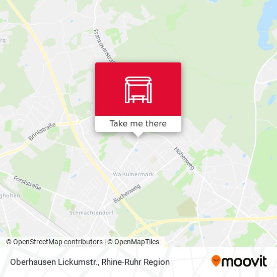 Oberhausen Lickumstr. map
