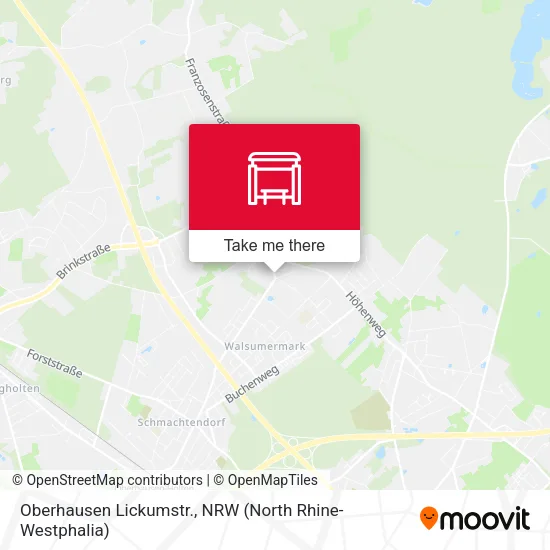 Карта Oberhausen Lickumstr.