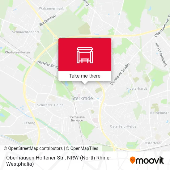 Карта Oberhausen Holtener Str.